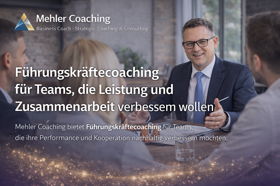 Führungskräftecoaching für erfolgreiche Teams